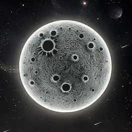 Boyel Living - 40 Inch Realistic Resin Moon Wall Light Plug In Dimmable LED Moon Sconce with Remote Control Meteorite Crater Texture