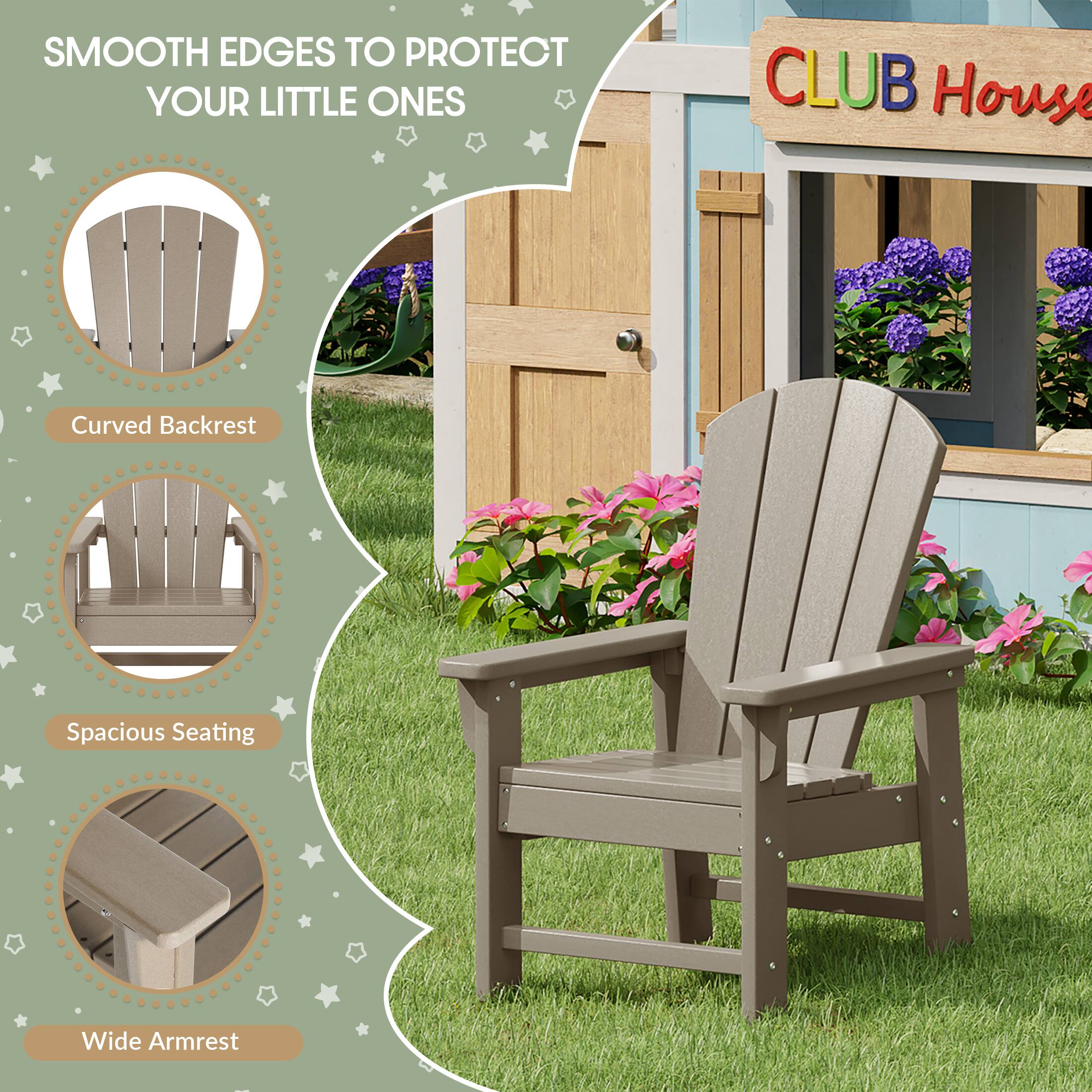 SMOOTH EDGES TO PROTECT YOUR LITTLE ONES

- Curved Backrest
- Spacious Seating
- Wide Armrest
