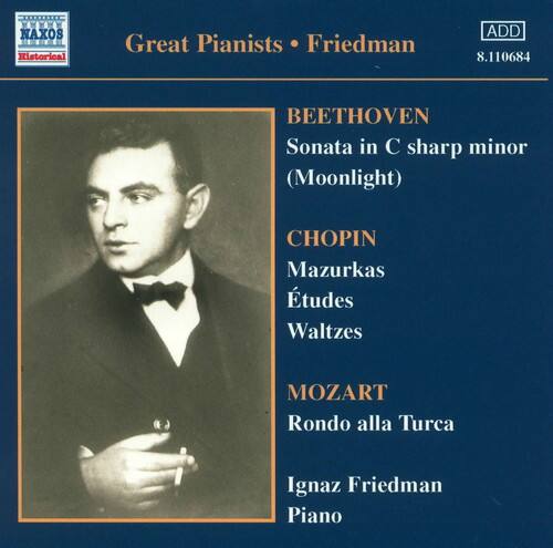 Ignaz Friedman - Great Pianists-Vol. 1 Comp Recordings   - COMPACT DISCS [CD] price history on PriceWatchPro