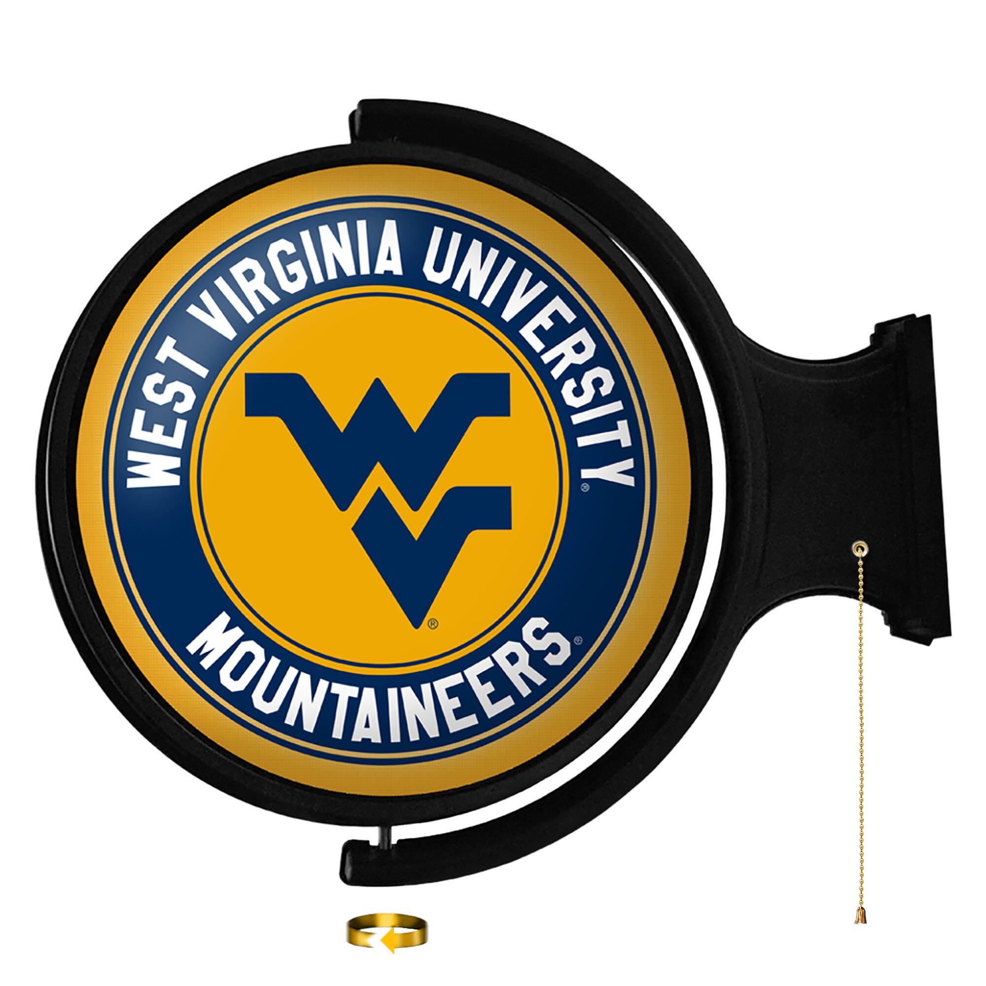 West Virginia Mountaineers Team 21'' x 23'' Rotating Lighted Wall Sign