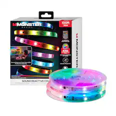 MONSTER BASICS
A Sound Reactive Color Flow LEDS
Perfect For Gaming
MULTICOLOR + DYNAMIC COLOR FLOW
SOUND REACTIVE COLOR
Sound Reactive Multicolor + Dynamic Color Flow Effects
M3
100ft 30m
- REMOTE CONTROL
- IR REMOTE CONTROLLED
- 540 COLOR FLOW LEDs
- MULTIPLE COLORS AT ONCE!
Sound Reactive Color Flow LEDs
Perfect For Gaming
SOUND REACTIVE COLOR
Sound Reactive Multicolor + Dynamic Color Flow Effects