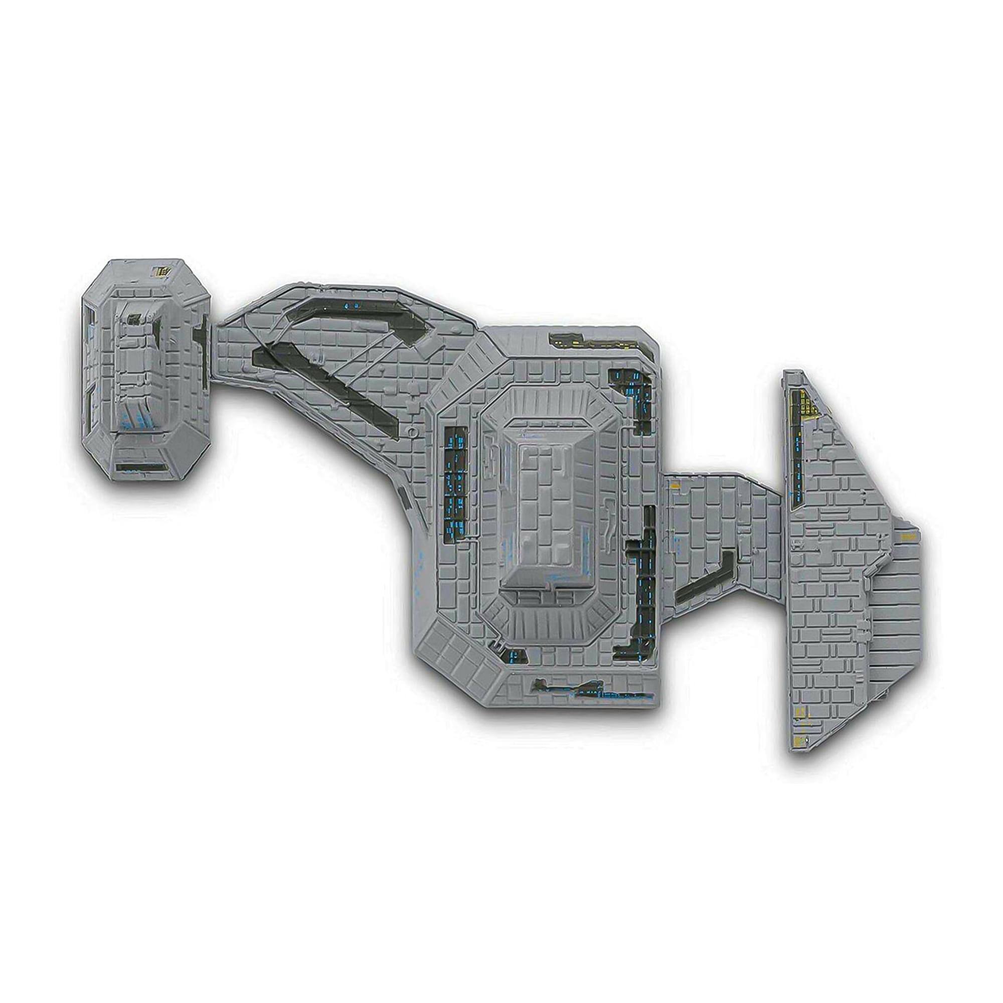 Alt View 3. Eaglemoss - Eaglemoss Star Trek Starship Replica | Borg Renegades' Ship #73 - Grey.