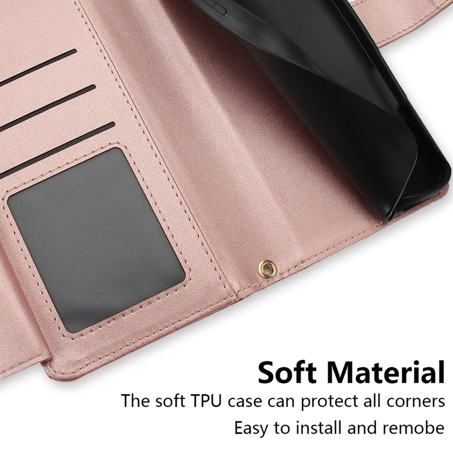 Soft Material  
The soft TPU case can protect all corners  
Easy to install and remove