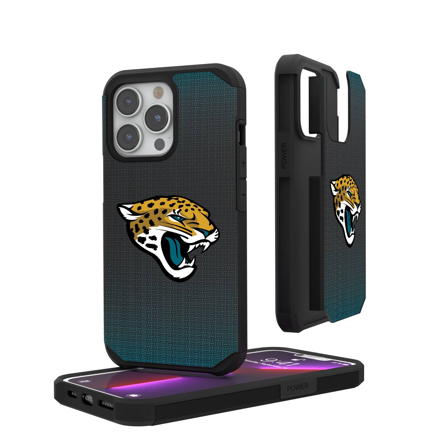 Keyscaper - NFL - Jacksonville Jaguars - Linen Logo iPhone Rugged Case - 15 Pro Max - Black price history on PriceWatchPro