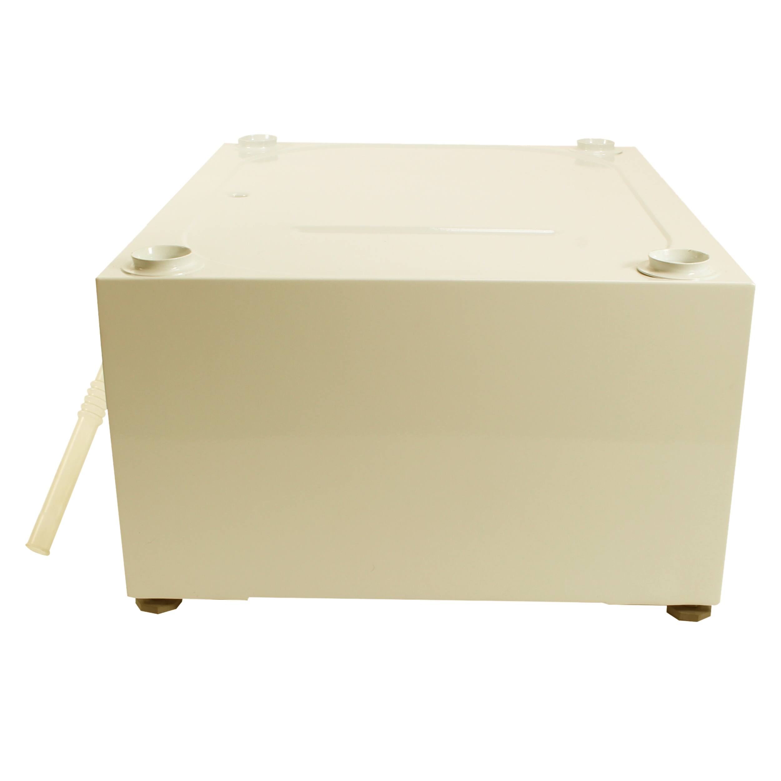 Alt View 1. Equator - Equator 24in Laundry Pedestal 11in tall + Rollout Storage Drawer Adjustable feet - Gold.
