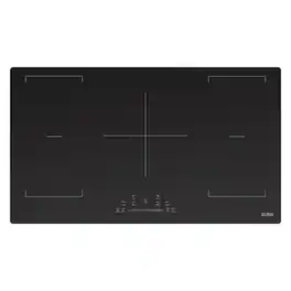 ZLINE - 36 in. Built-In Induction Cooktop with Anti-Scratch Glass and 5 Elements - Black