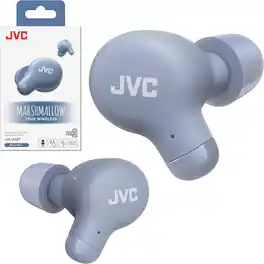 JVC - Marshmallow True Wireless Earbuds HAA18TA - Blue