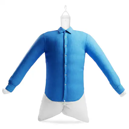 Front. BELLAIRON - VOYAGE: Portable Hands-Free Automatic Ironing and Drying Machine for Shirt.