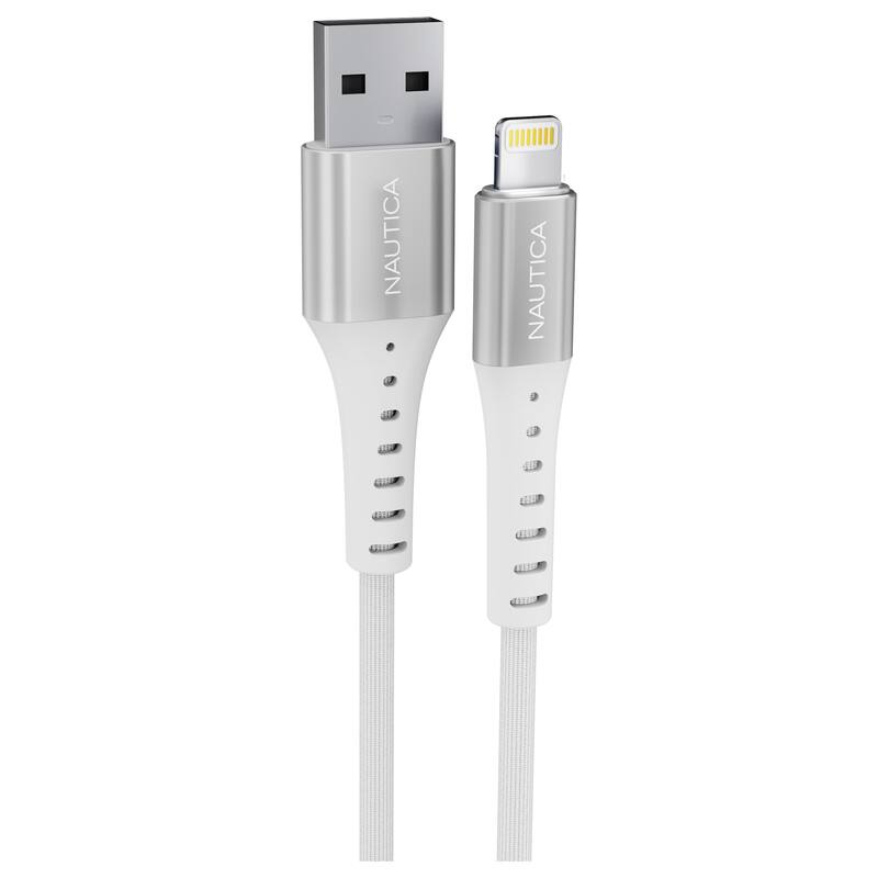 Nautica - USB-A To Lightning Cable MFI Certified Urban CB105 ( 10 FT - White