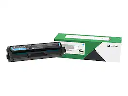 Lexmark - High Yield Toner Cartridge, Prints Up to 2,500 Pages - Cyan