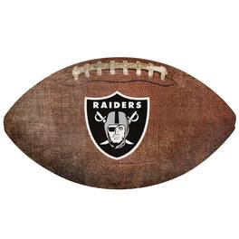 Fan Creations - Las Vegas Raiders 12'' Football Sign - Multicolor