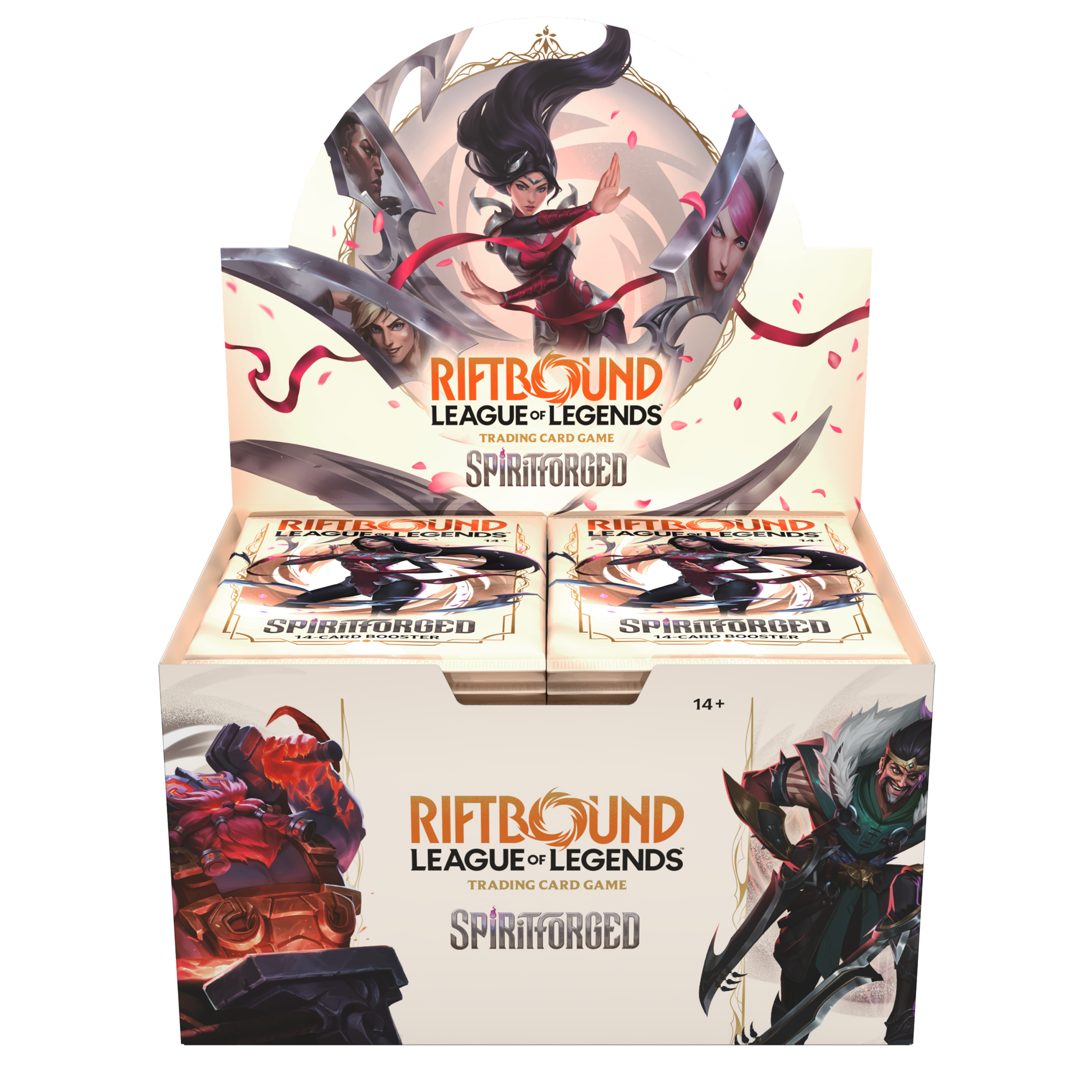 RIFTBOUND LEAGUE OF LEGENDS TRADING CARD GAME SPIRITFORGED  
RIFTBOUND LEAGUE OF LEGENDS TRADING CARD GAME SPIRITFORGED  
14+