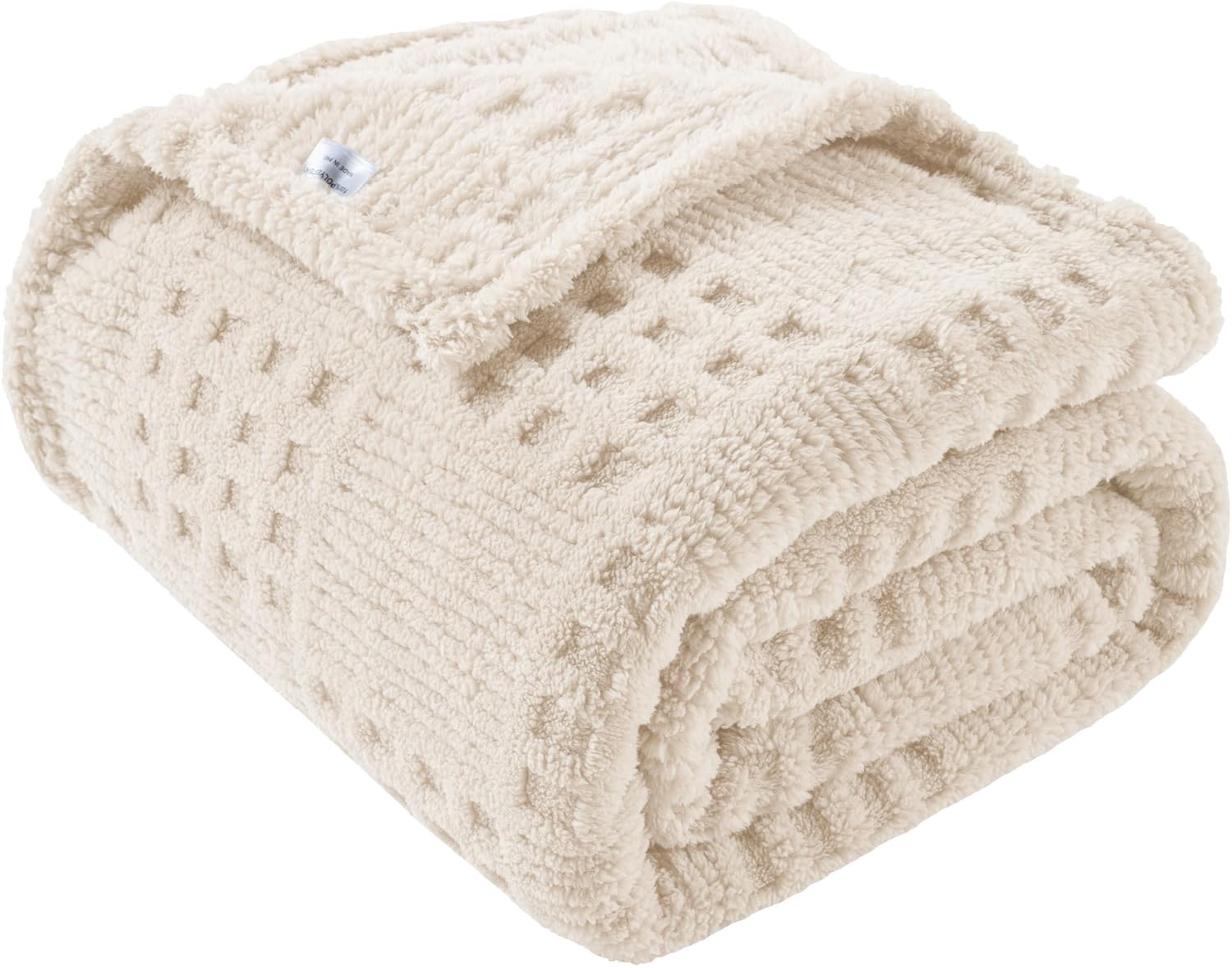 Waffle Beige XL Throw(50x70)