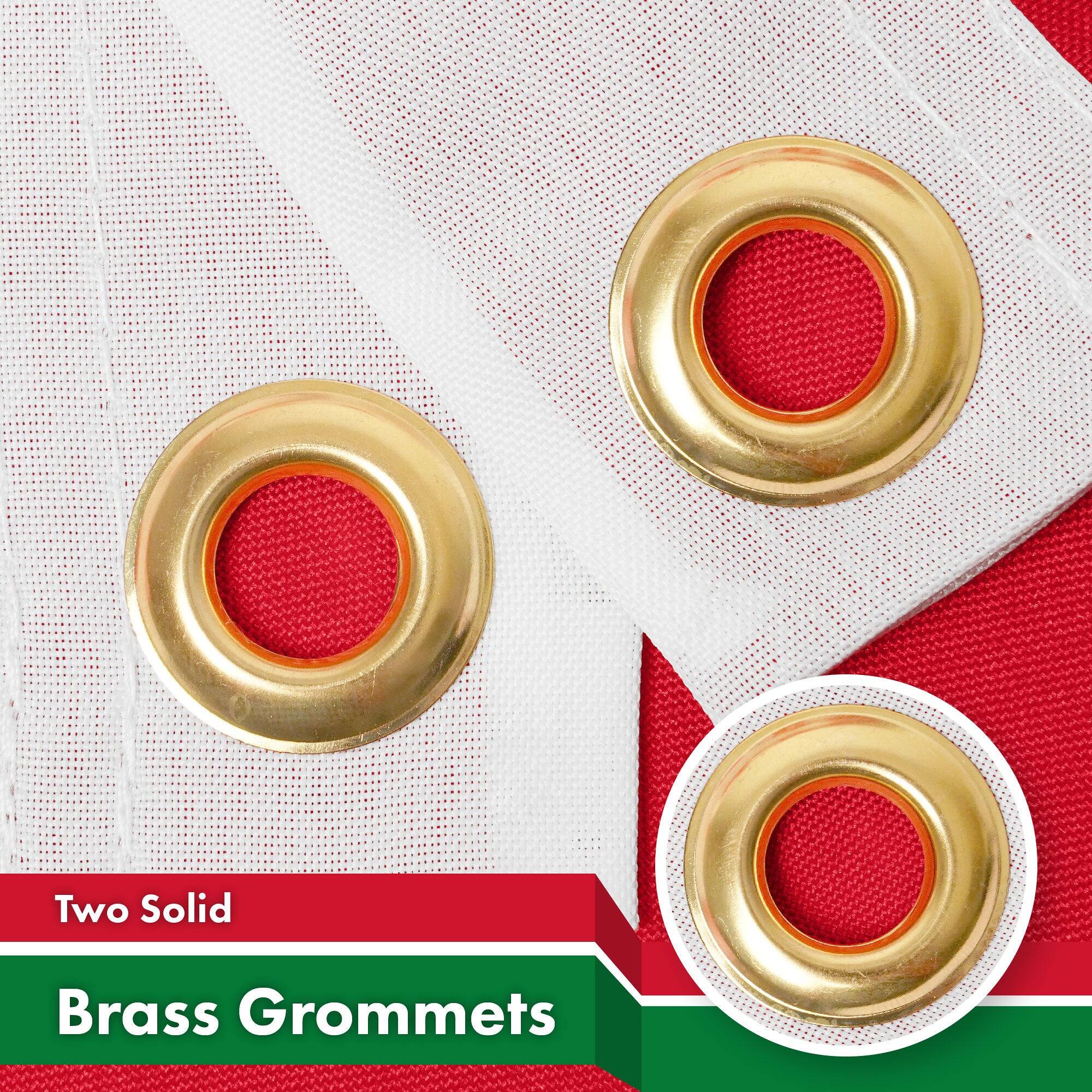 Two Solid Brass Grommets
