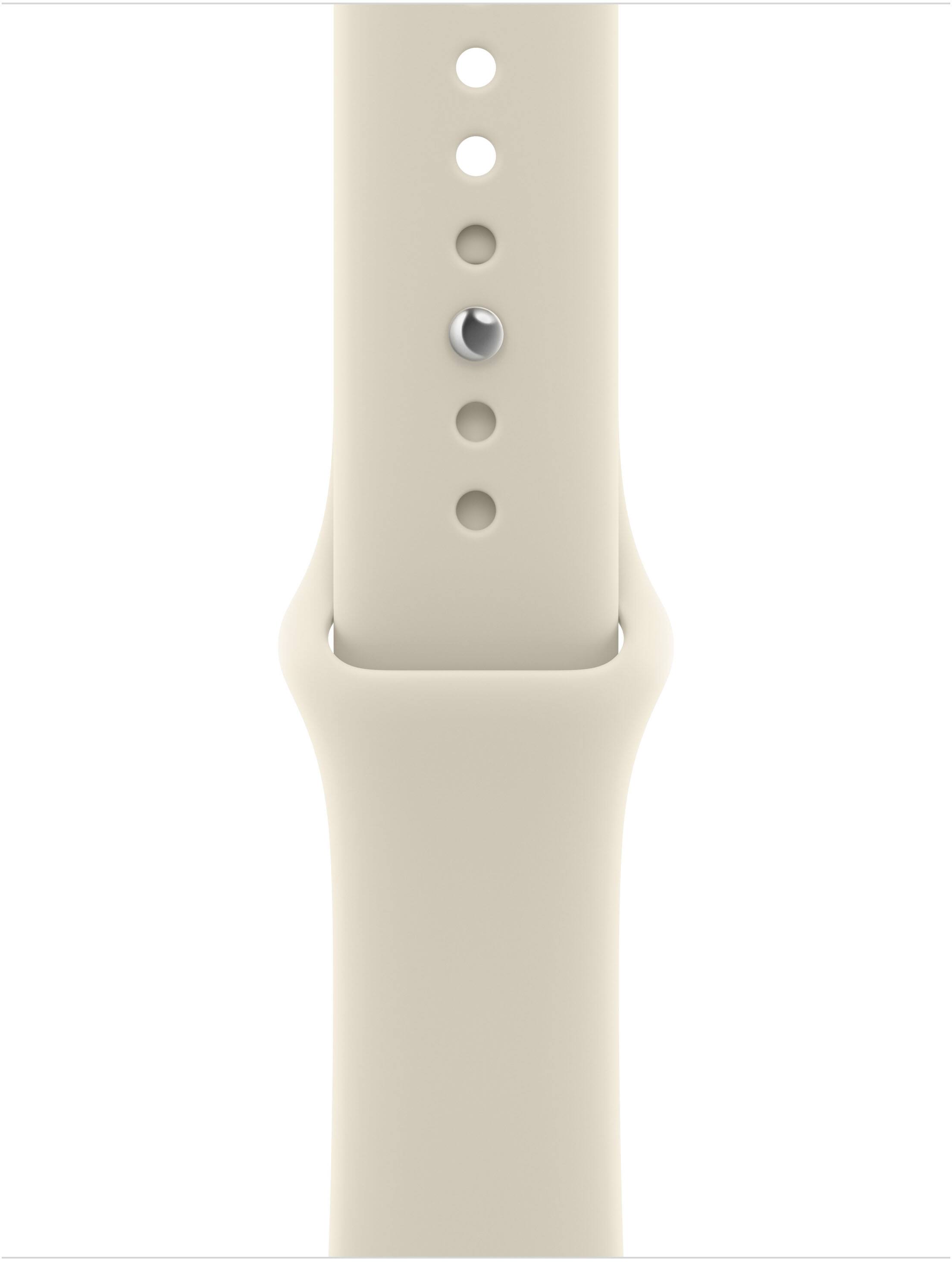 Front. Apple - 40mm Sport Band - S/M (2026) - Sand.