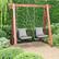 Alt View 1. Costway - Patio Hanging Rattan Basket Chair Swing Hammock Chair with Seat Cushion - Mix Brown + Grey.