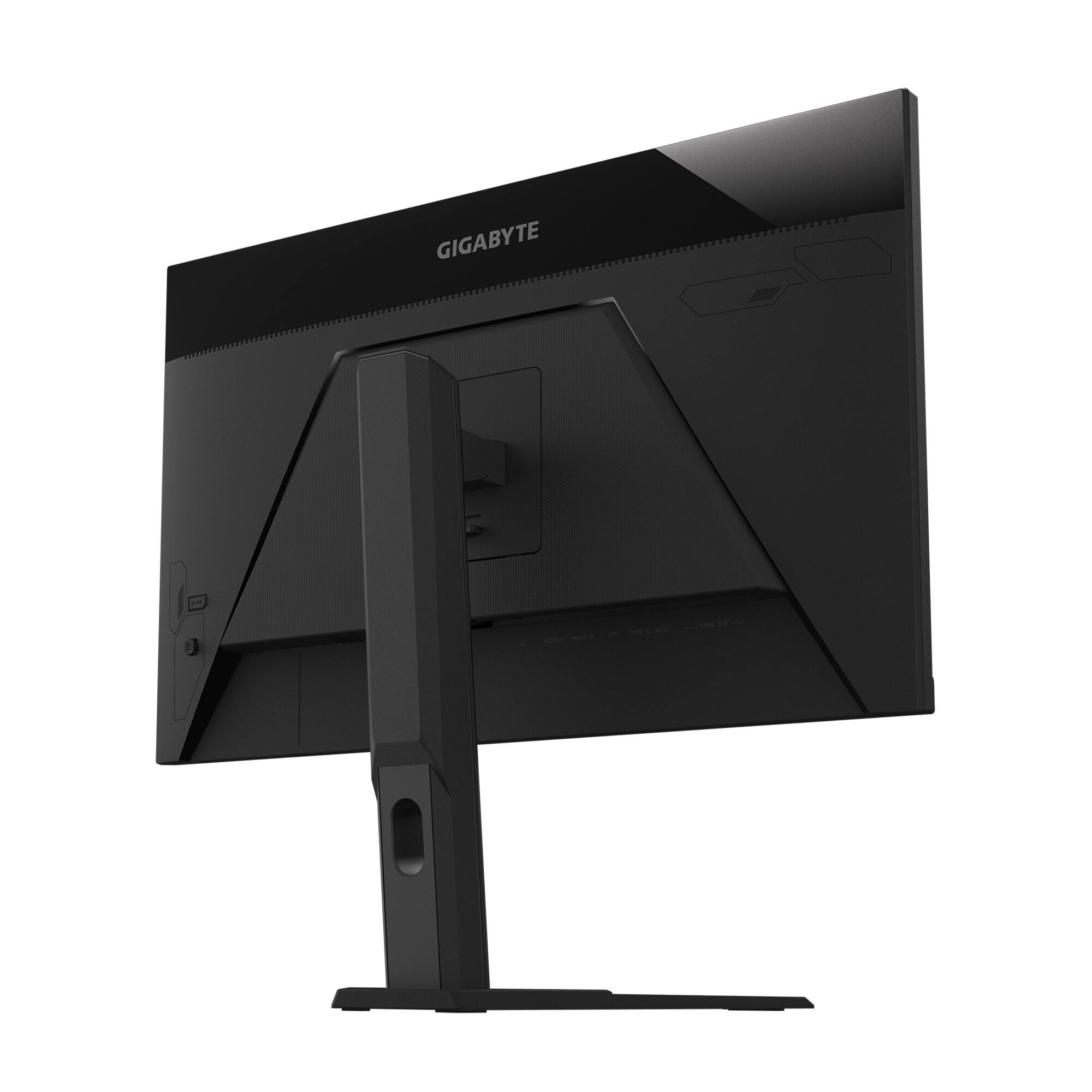 Back. GIGABYTE - M27UA 27" SS IPS LED UHD 160Hz FreeSync Premium Gaming Monitor with HDR (HDMI, DisplayPort, Type C) - Black.