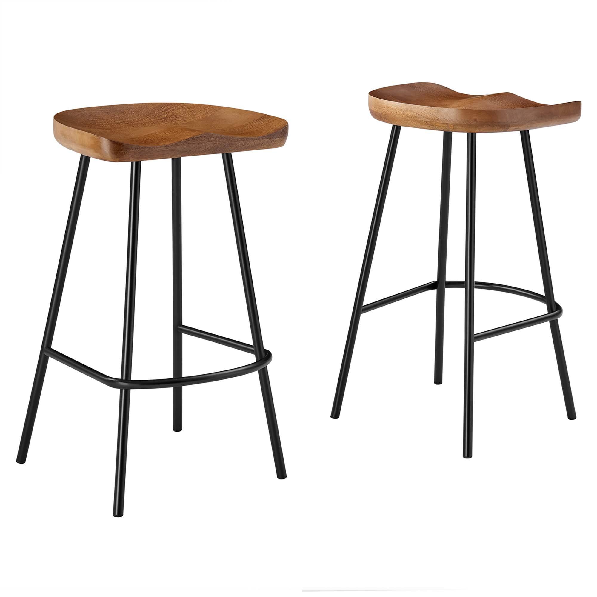Front. Modway - Concord Backless Wood Counter Stools Set of 2 by Modway - 0.