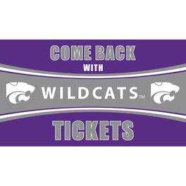 Evergreen Enterprises - Kansas State Wildcats 28" x 16" Come Back With Tickets Door Mat - Multicolor