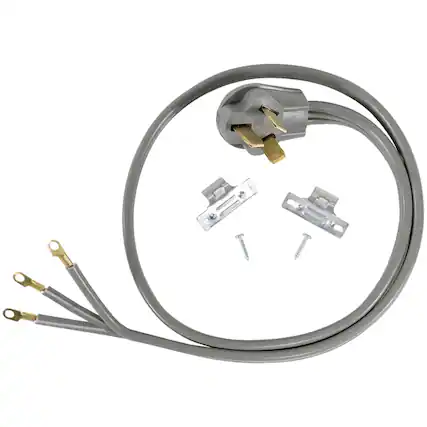 Front. Certified Appliance Accessories - 3-Wire Eyelet 40 Amp Range Cord 5 ft.