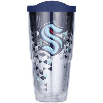 Front. Tervis - Seattle Kraken 24oz. Shatter Classic Tumbler - Multicolor.