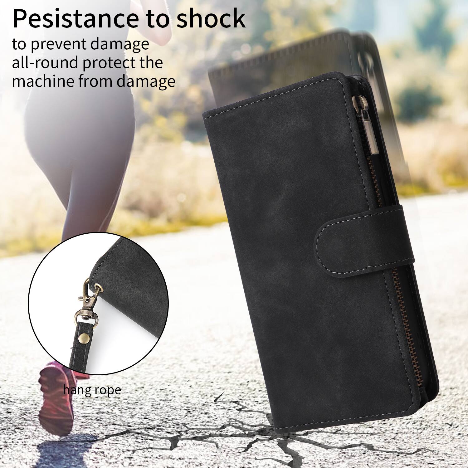 Persistence to shock to prevent damage all-round protect the machine from damage hang rope