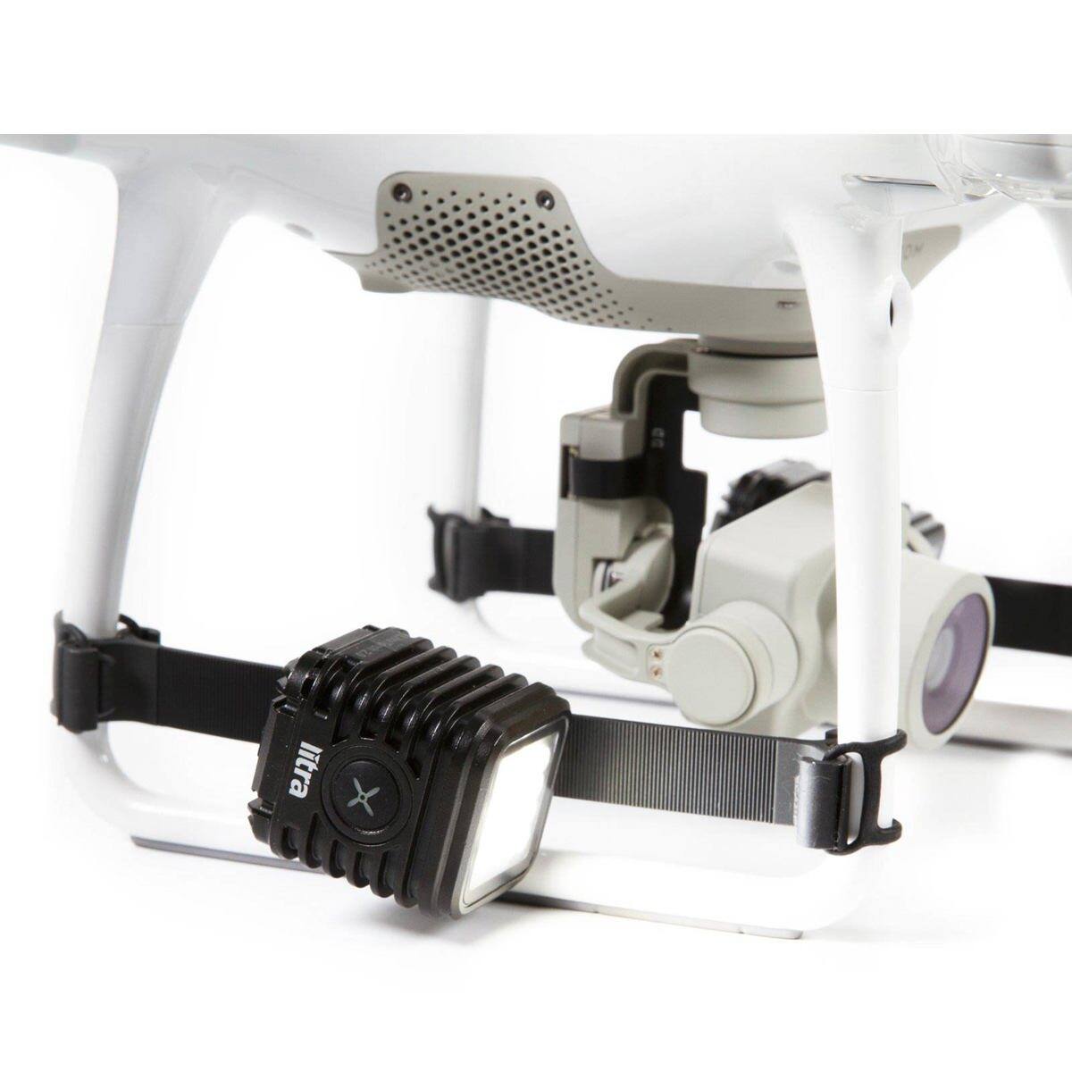 Alt View 2. Litra - Litra Adjustable Drone Leg Mounts for DJI 3, 4, Pro and Autel X-Star Style Drones.