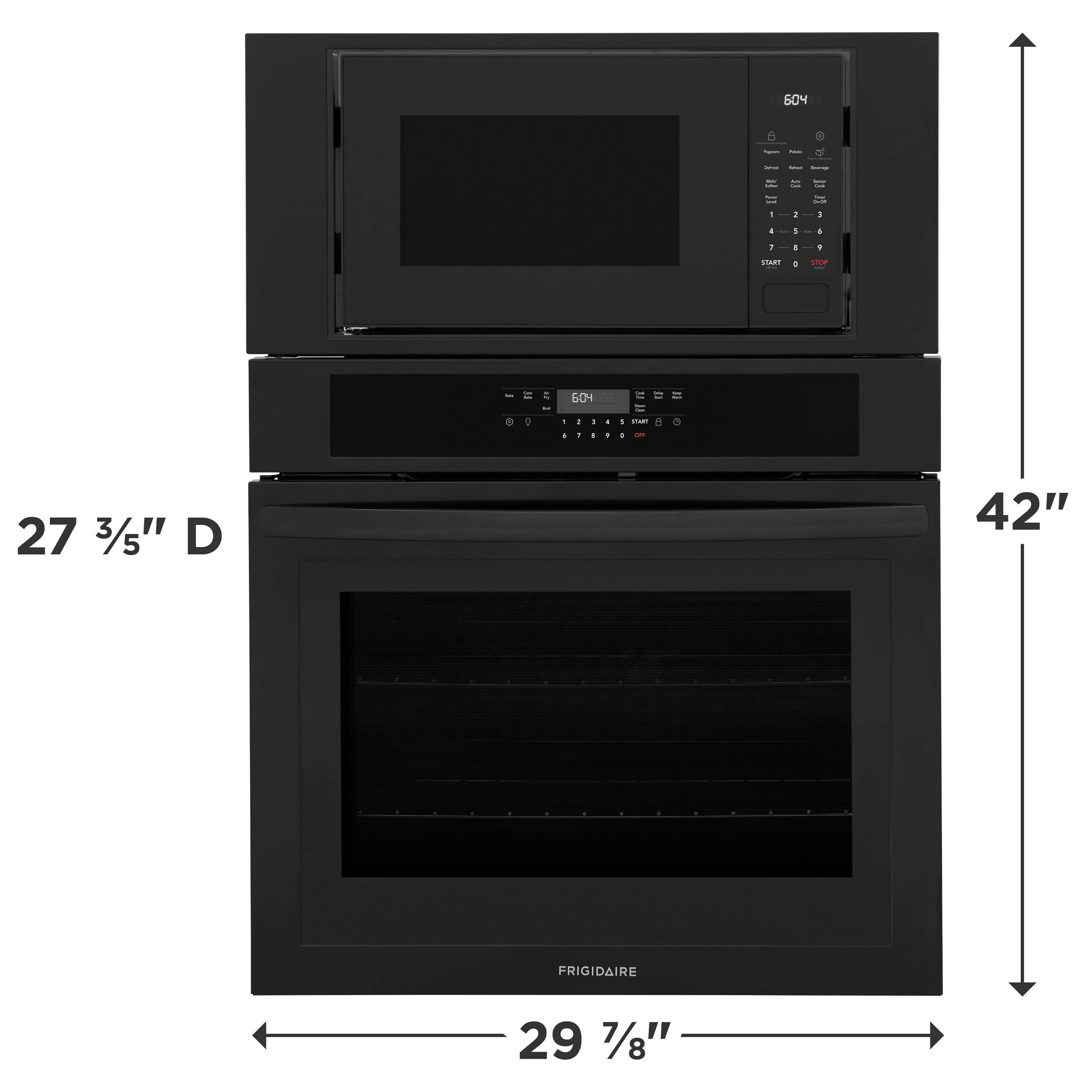 50 C | - a - I : : : - I - . I 1 + - - 1  1 Stamt + - - - LO4 . = 8  - - . - - - . . . -- . - A 27 3/5" D 42" FRIGIDAIRE 29 7/8"