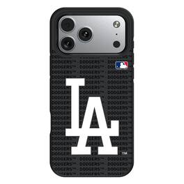 Keyscaper - MLB - Los Angeles Dodgers Personalized Bump Case with 8.2ft Drop Protection - 15 Pro - Multicolor