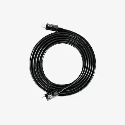 Front. GravaStar - GravaStar USB-C 100W Fast Charging Cable with PD3.0 and QC3.0 1.5m Black - Black.