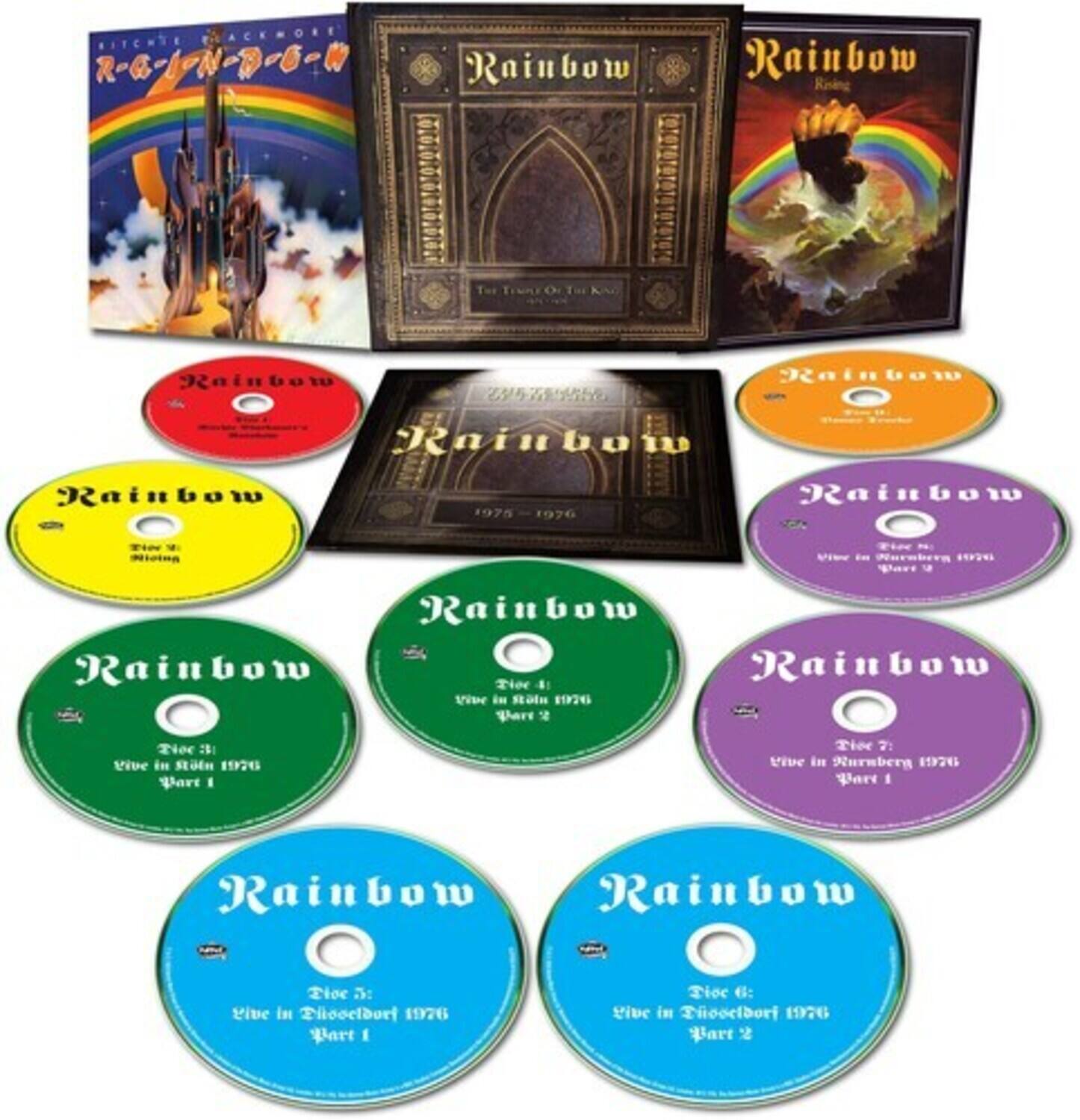 Rainbow Temple Of The King: Rainbow 1975 1976 9CD Boxset COMPACT
