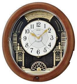 Seiko - Midnight Royale Melodies in Motion Clock - Brown