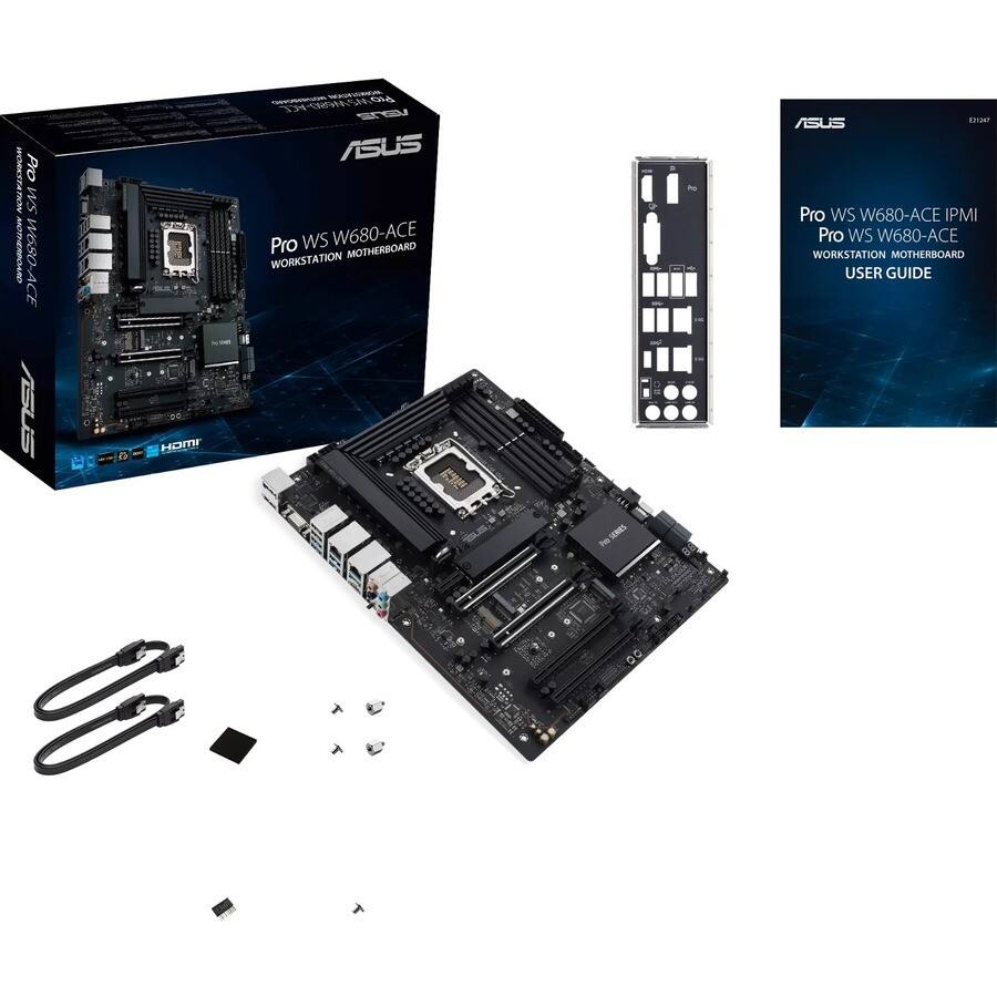 ASUS Pro WS W680-ACE WORKSTATION MOTHERBOARD  
ASUS Pro WS W680-ACE IPMI  
ASUS Pro WS W680-ACE WORKSTATION MOTHERBOARD USER GUIDE