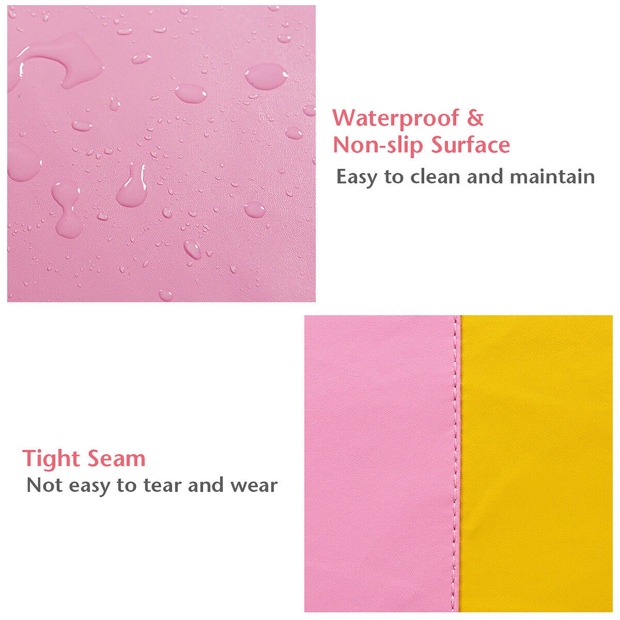 Waterproof & Non-slip Surface  
Easy to clean and maintain  

Tight Seam  
Not easy to tear and wear