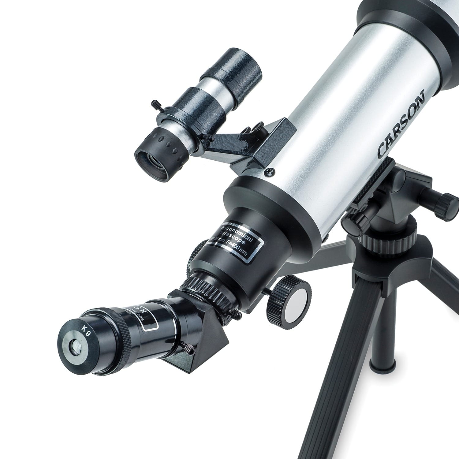 Carson SkyChaser 70 mm Refractor Beginner Telescope, Tabletop