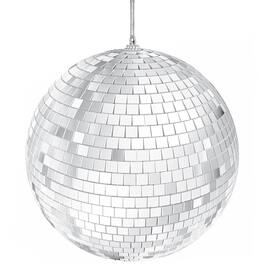 Paradigms Interiors - Mirror Disco Ball With Attached String For Hanging Ring Reflects Light Party Favor 5" - Single