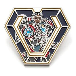 Marvel - Black Panther Wakanda Forever Ironheart Enamel Pin - Blue
