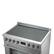 Alt View 5. Forno Appliances - 36 in. Wide 0 Elements Torino 5.36 Cu. Ft. Freestanding Induction True Convection Range - Silver.