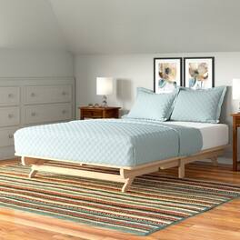 Hivvago - Farmhouse Full Size Solid Wood Platform Bed - Brown