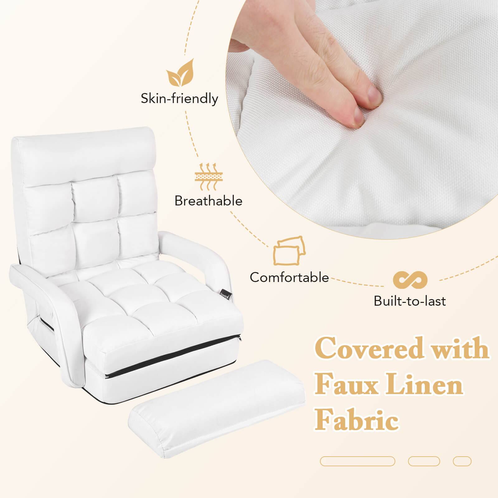 Skin-friendly  
Breathable  
Comfortable  
Built-to-last  

Covered with Faux Linen Fabric