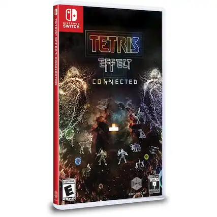 NINTENDO SWITCH
TETRIS EFFECT CONNECTED
OFFICIAL TETRIS PRODUCT
enhance
EVERYONE E
ESRB - E (Everyone)