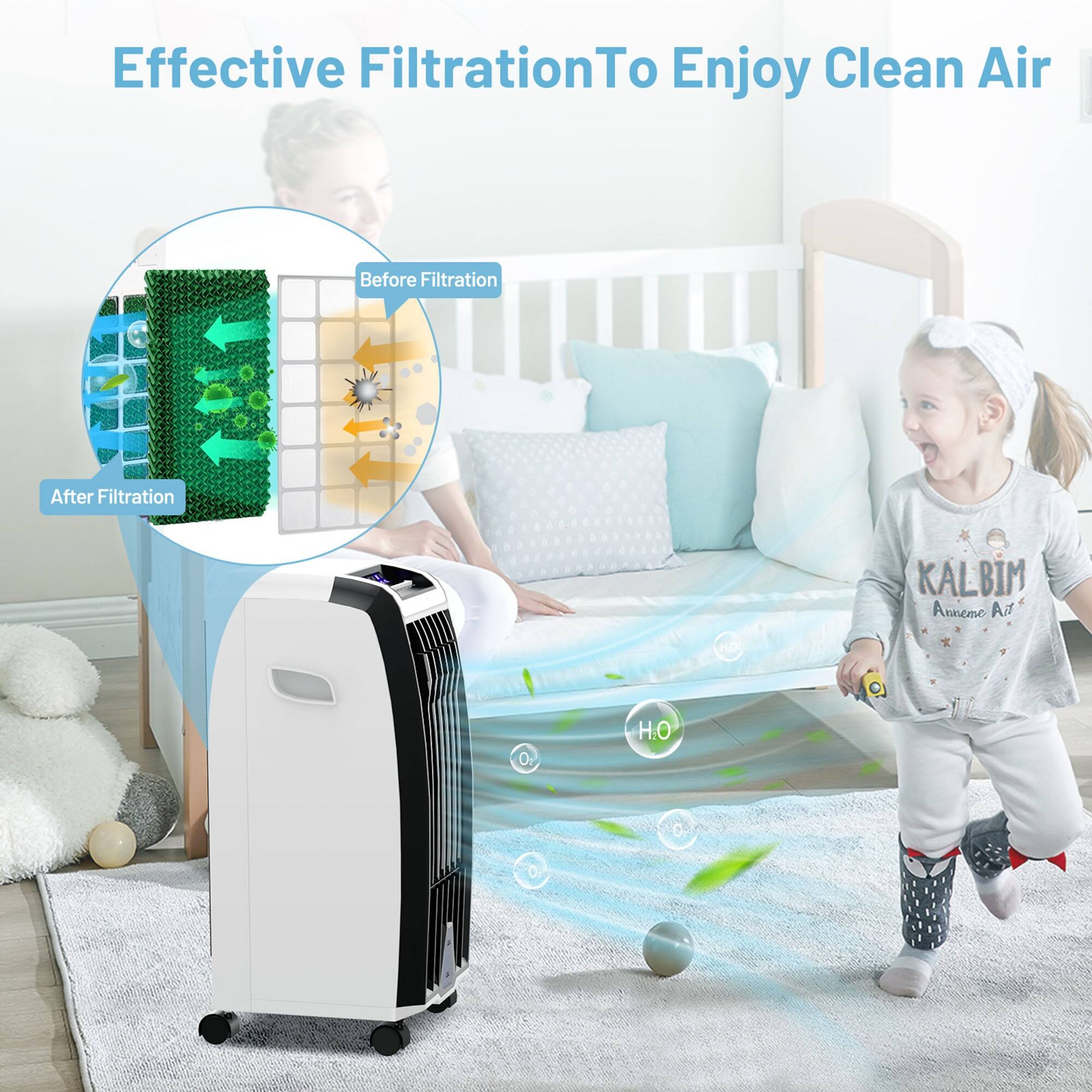 Effective Filtration  
To Enjoy Clean Air  

Before Filtration  
After Filtration  

KALBIM  
Arnemo Air  

H.O.