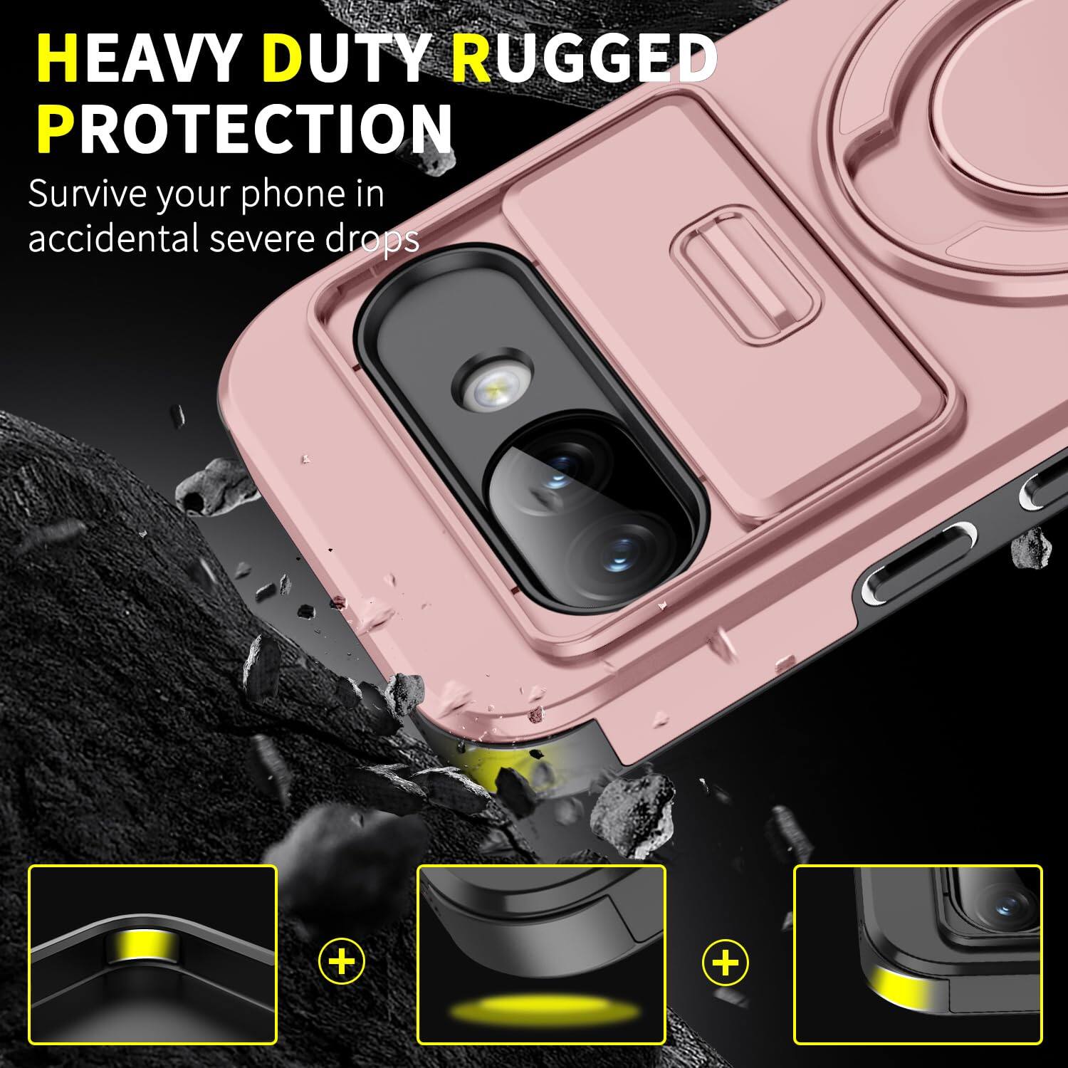 HEAVY DUTY RUGGED PROTECTION  
Survive your phone in accidental severe drops
