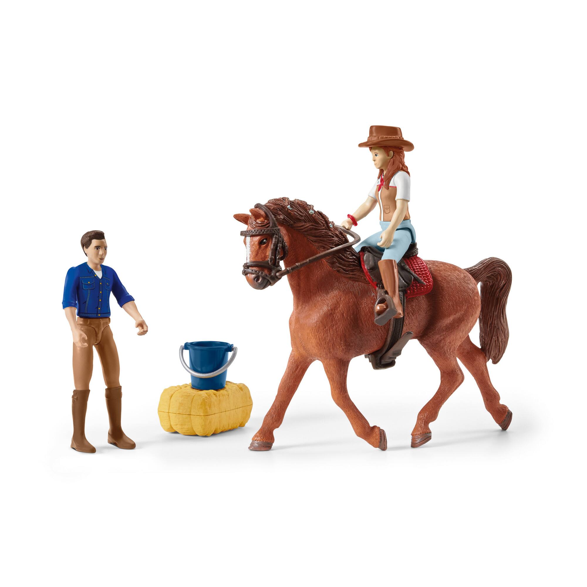 Back. Schleich - Horse Adventures With Car & Trailer.