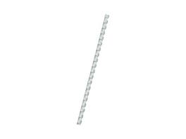Fellowes - 3/8" Plastic Binding Spine Comb, 55 Sheet Capacity, 100/Pack - White
