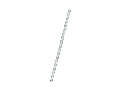 Front. Fellowes - 3/8" Plastic Binding Spine Comb, 55 Sheet Capacity, 100/Pack - White.