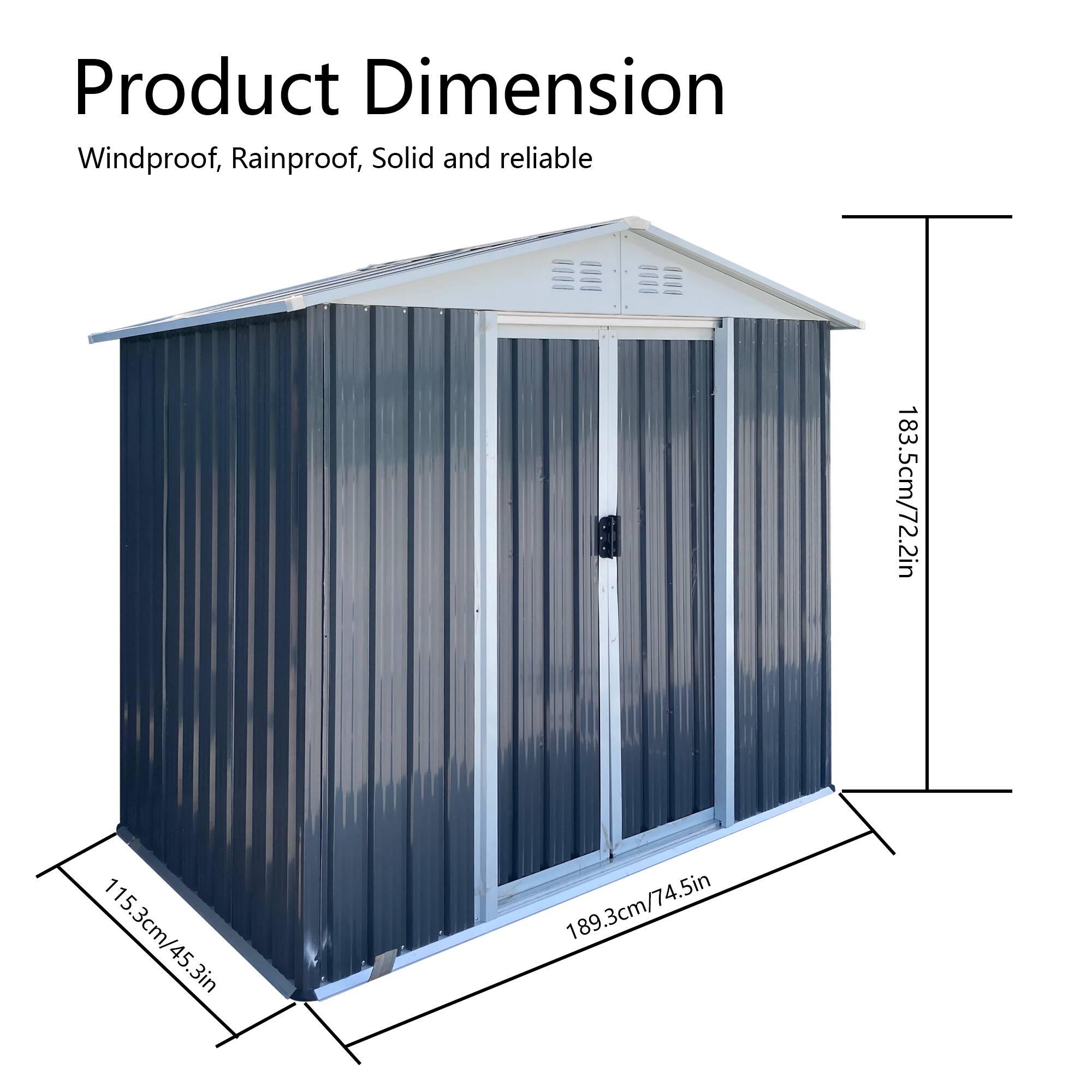 Product Dimension  
Windproof, Rainproof, Solid and reliable  
183.5cm/72.2in  
115.3cm/45.3in  
189.3cm/74.5in