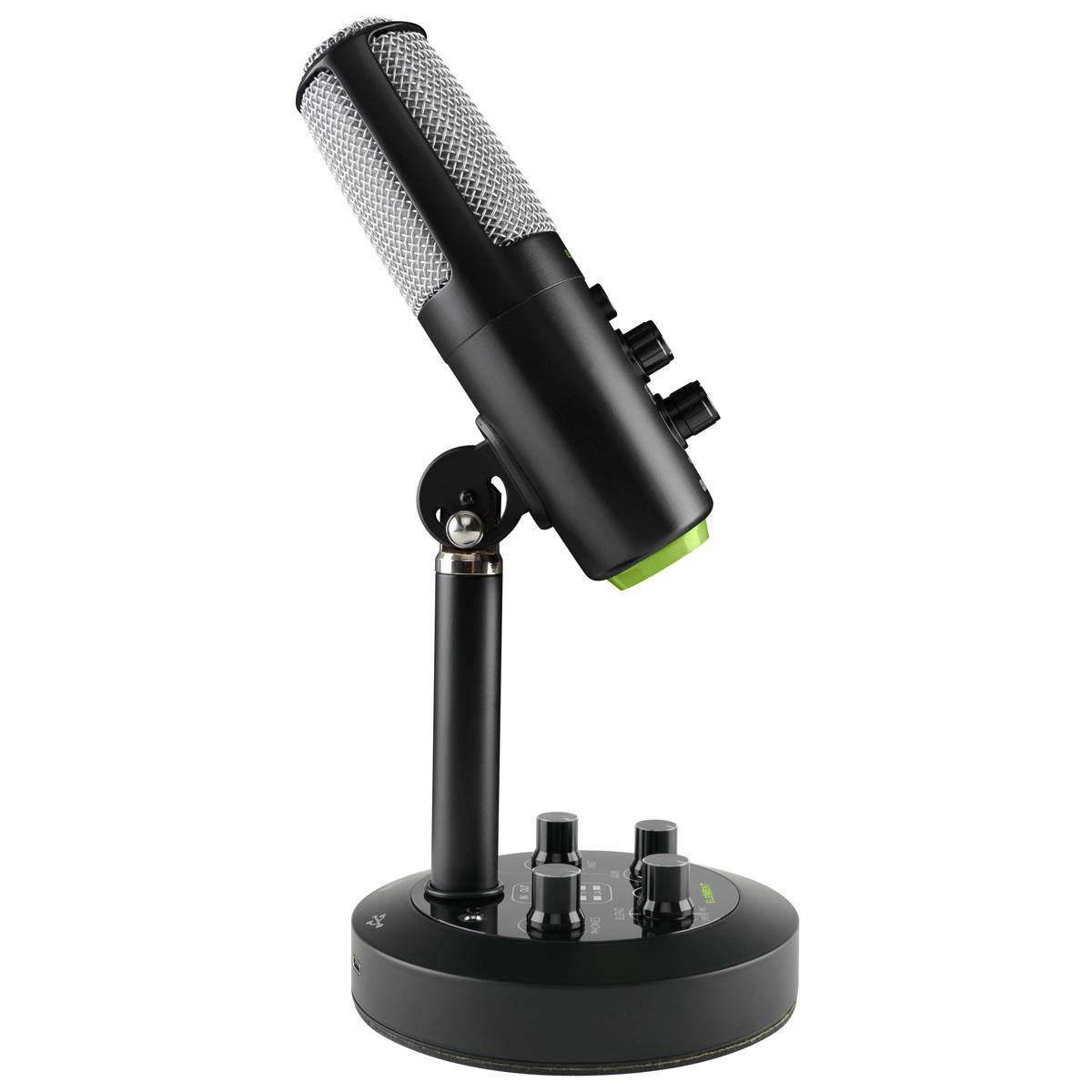 Alt View 2. Mackie - Mackie Chromium EleMent Series Premium USB Condenser Microphone with Built-In 2-Channel Mixer.