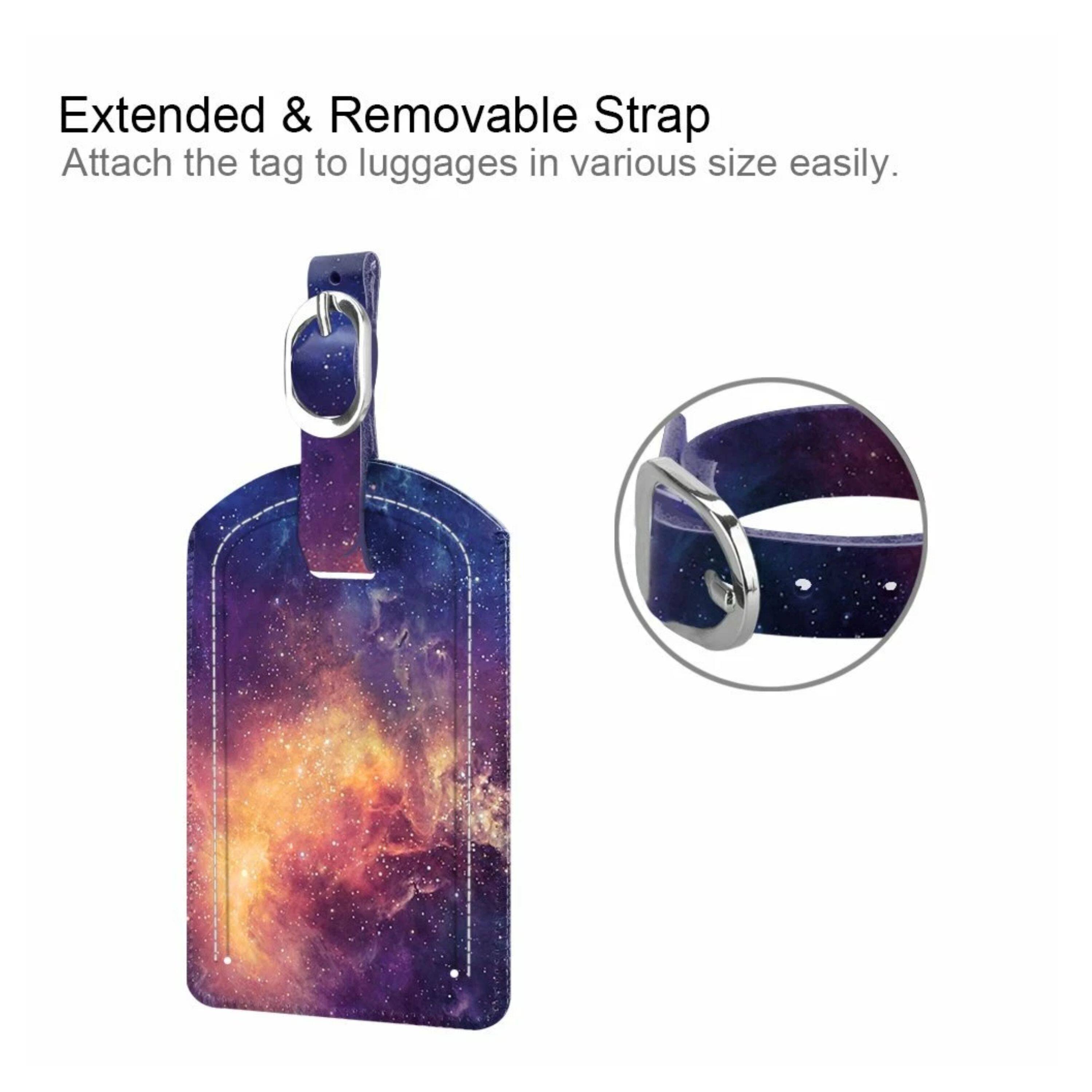 Extended & Removable Strap  
Attach the tag to luggages in various size easily.