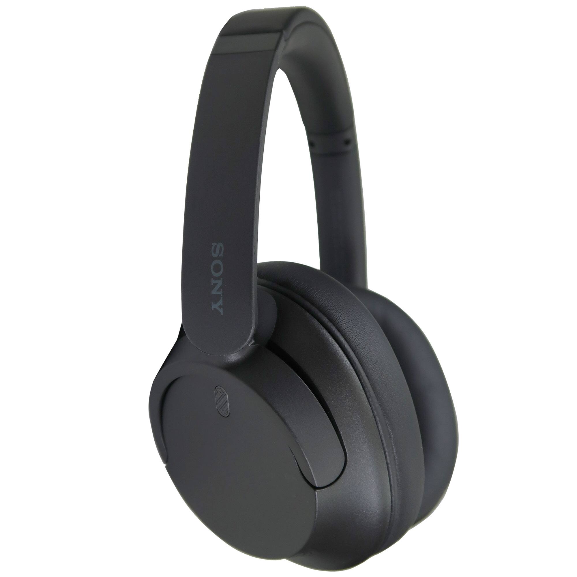 Back. Sony - Sony Wireless Over-Ear Noise-Canceling Headphones WH-CH720N + in-Ear Headphones - Black.